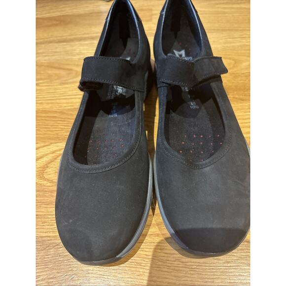 Mephisto Black Bucksoft Jenyfer Mary Jane EU 8 US 10 1/2 New - Picture 1 of 16